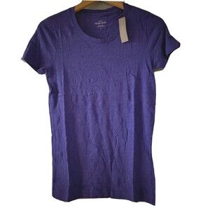 NWT J. Crew Wintage Cotton Size S  Purple Women T-shirt